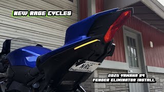 New Rage Cycles 2025 Yamaha R9 Fender Eliminator Install