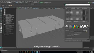Game Asset Baking Inside Maya 2016 Extension 2