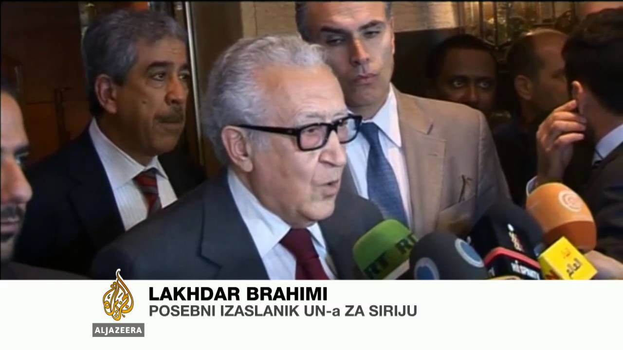 الإبراهيمي في اجتماع مع المعارضة والحكومة