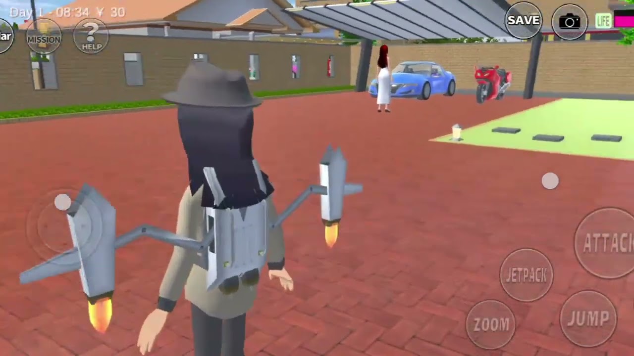 Scary Zombie Blocks Their Way! Kids Shouting Help!” 