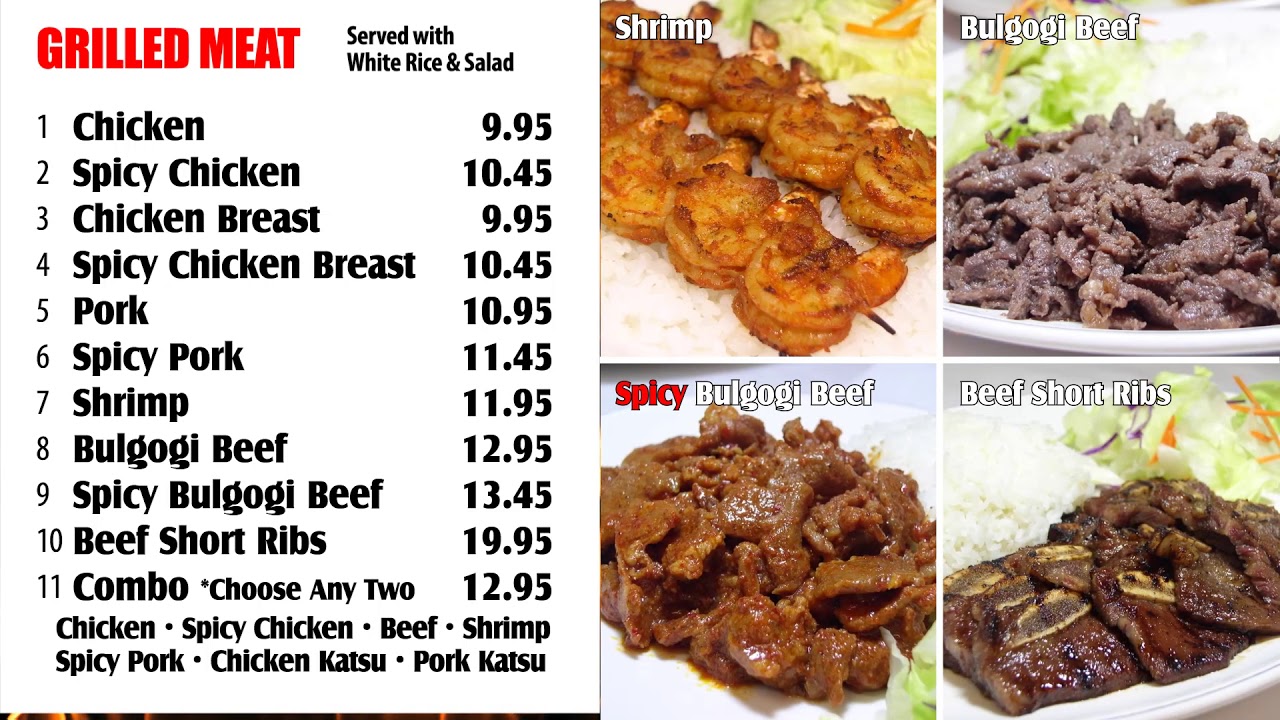 Joy Korea TV Menu Grilled Meat YouTube