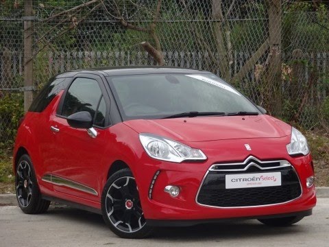 Citroen DS3 1.6 E-HDI Airdream Dstyle Plus 3dr in Sport Red YouTube