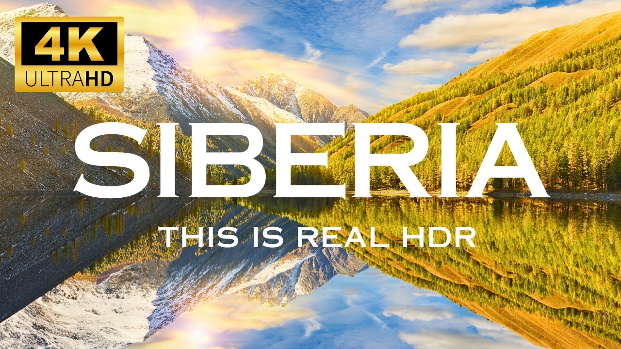 SIBERIA -4K (60FPS) ULTRA HD - Scenic Film With Calming Sounds - Natural Landscape and Wildlife