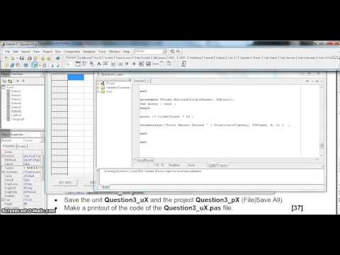 2D Array in Delphi - Lucky Draw Tickets Example (Part 4) EC 2013 Sept P1