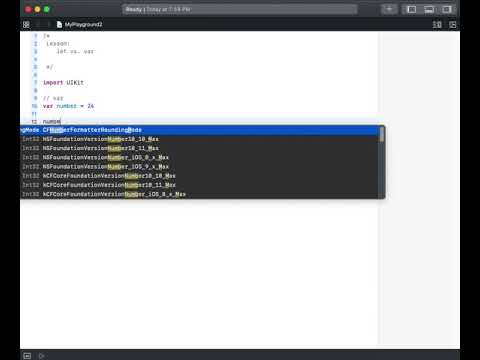 let vs. var | Swift 4