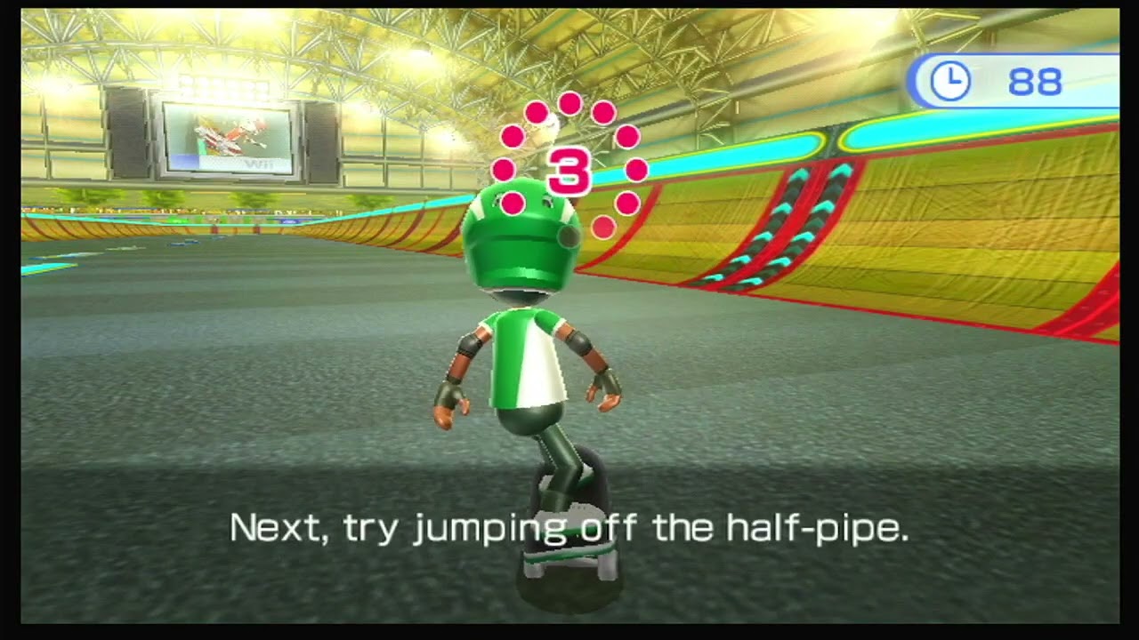 Wii Fit Plus - Skateboard Arena (Beginner Mode)