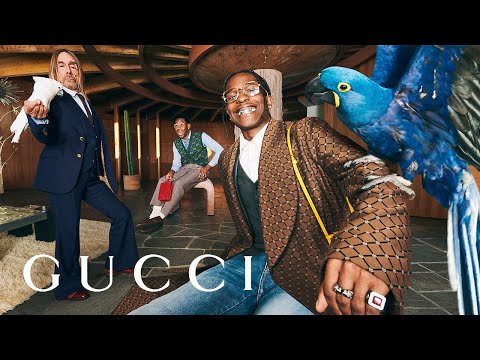 ASAP Rocky& Tyler The Creator For Gucci Tailoring Campaign