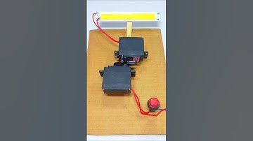 Servo to servo motor electricity generate ° DC Motor #dcmotor #tech #shorts