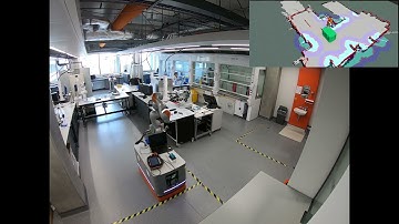 KMR iiwa mobile manipulator ROS stack - application demo