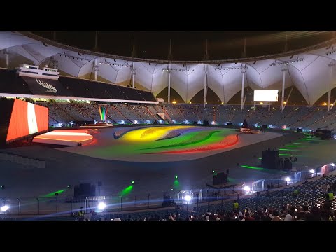 افتتاح دورة الألعاب السعودية ٢٠٢٢ في استاد الملك فهد الدولي الألعاب السعودية Saudigames 