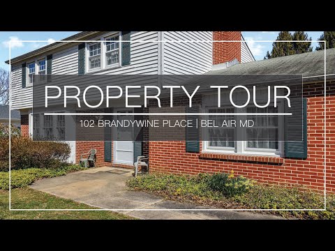 102 Brandywine Place, Bel Air, MD home video tour