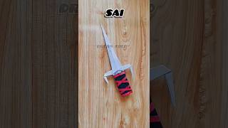 Sai Ninja Origami Fold