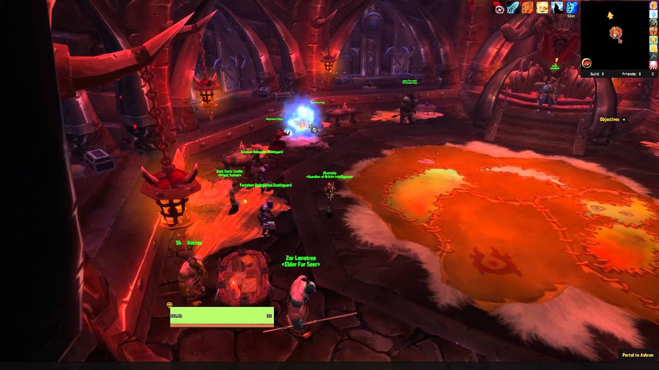 [Horde] Portal to Warspear Asran from Orgrimmar YouTube