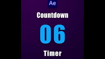 Easy Countdown Timer - After Effects Tutorial
