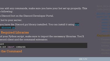 How to Create a Command to Send a User
