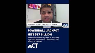 Powerball jackpot jumps to $1.7 billion after no winner Wednesday night