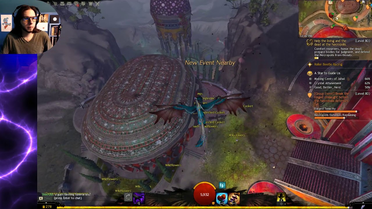 Guild Wars 2 - Death Branded Shatterer & Vabbi's Gift to Aurene