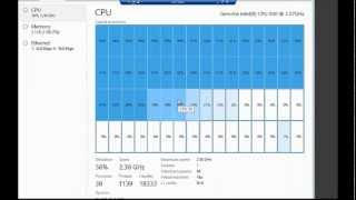 Windows Server 2012 Hyper-V Demo: 64 CPU Support within a Virtual Machine