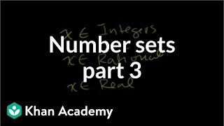 Number sets 3 | Fractions | Pre-Algebra | Khan Academy