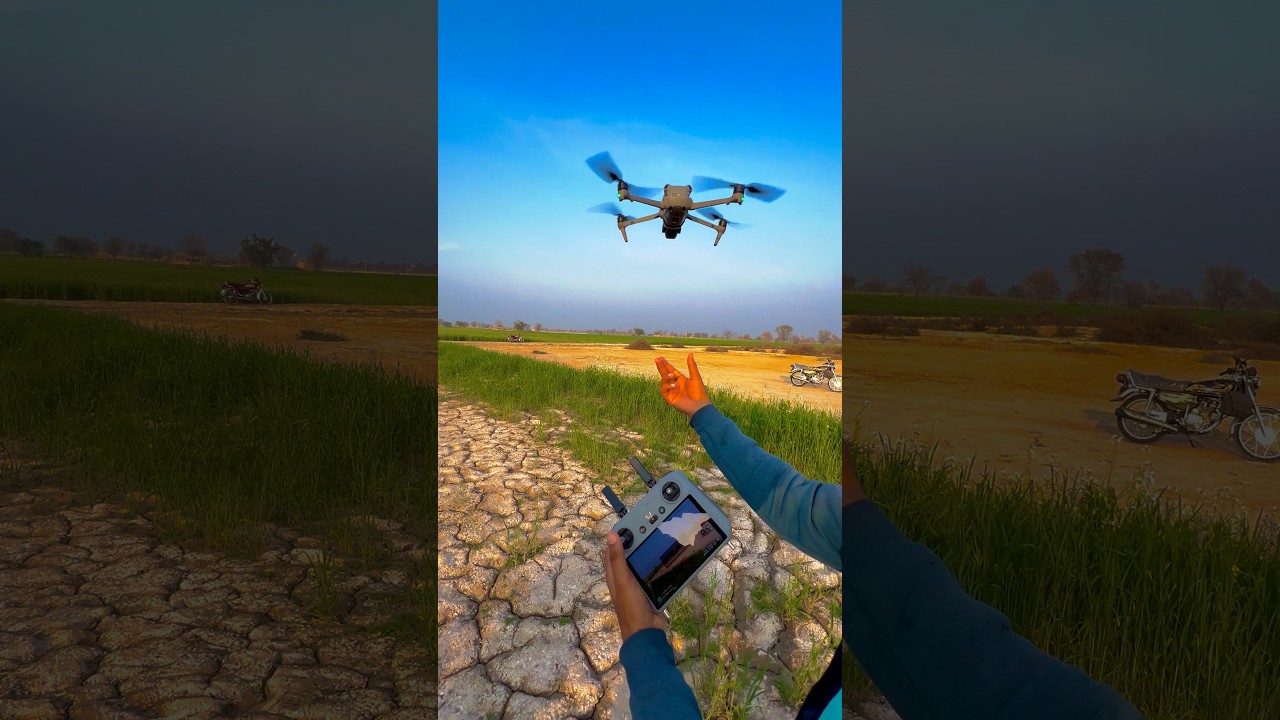 dji air 3s landing drone 