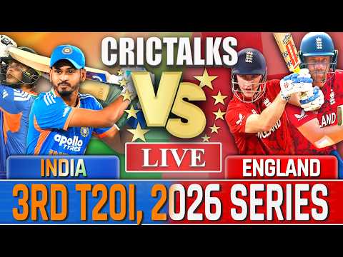 🔴 LIVE: IND Vs ENG, 3rd T20I, 2026 Series Live Cricket Score Commentary, 2nd Inn Live Match Today