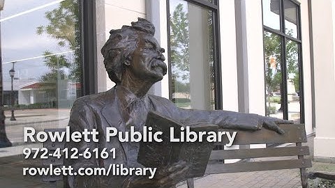 City of Rowlett Public Library is Now Open!