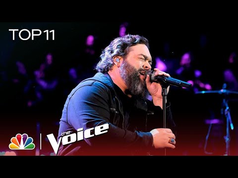 Dave Fenley Performs "Use Me" - The Voice 2018 Live Top 11 Performances