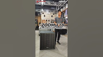 Sub Passive Single 18" ASHLEY ZOOM 118