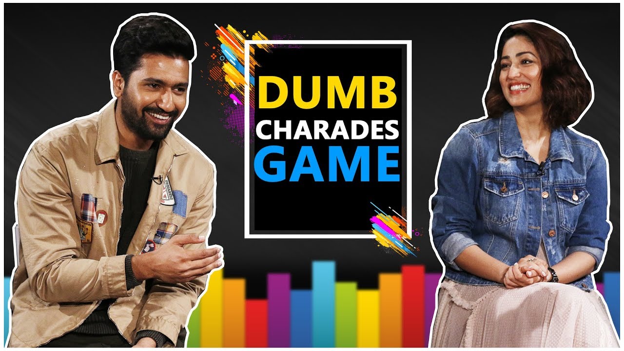 Uri Actors Vicky Kaushal And Yami Gautam Played Dumb Charades With Devansh Patel Youtube