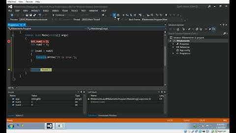 C# Beginners Tutorial - Part 7: If Statements