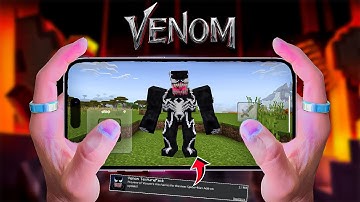 The Best VENOM mod for Minecraft Pocket Edition | Venom MOD in Minecraft PE