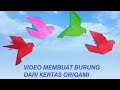 CARA MEMBUAT ORIGAMI BURUNG /How to make bird origami