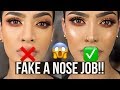 ONE MINUTE NOSE CONTOUR!| HOW TO FAKE A NOSE JOB!| MAKEUPBYALAHA