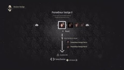 Code Vein - Restoring Prometheus Vestige II