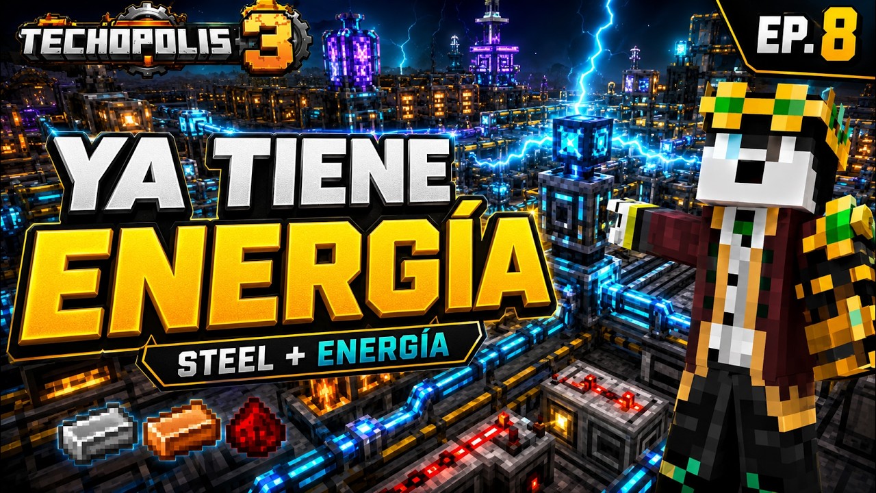 Redstone Automatico y Generacion de Energia! | Techopolis 3 #8 en Español