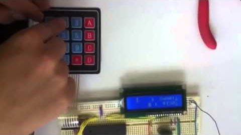 Práctica de Teclado Matricial