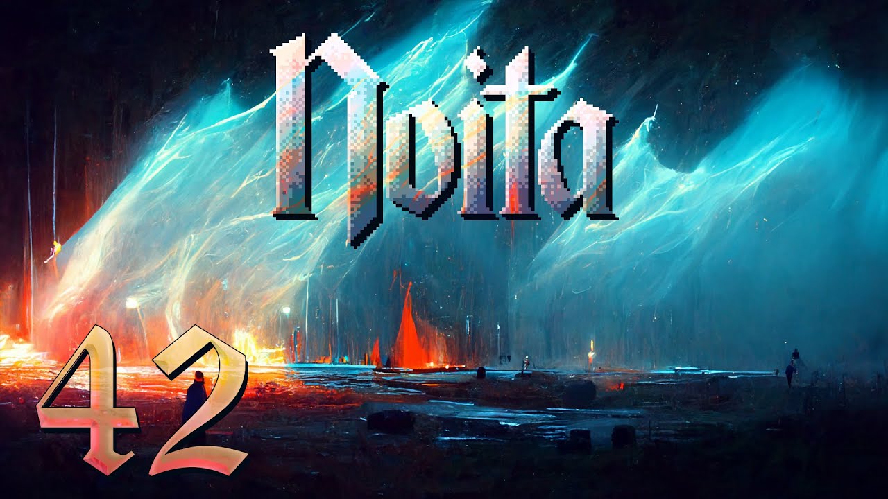 Fighting a Lake, and the Ducks There-In. Let's Play Noita Ep 42