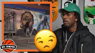 Hitta J3 on Kendrick Lamar's Mural Getting Defaced by Mexican Gang Members