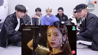 BTS Reaction to BLACKPINK - Kill This Love - Behind the scenes