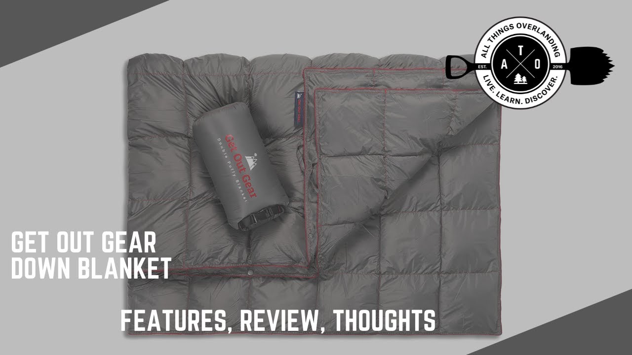 Get Out Gear Down Blanket Review (Wool Blanket Alternative, Down