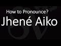 How to Pronounce Jhené Aiko? (CORRECTLY)