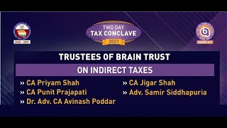 Panel Discussion on Issues of Indirect Tax