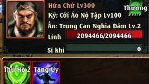 Hứa Chử Hãm Trận Doanh - sức mạnh huỷ diệt 1 cân 5 - Cao Lãm Mạch Hoạch dame vật công mà công ko nổi