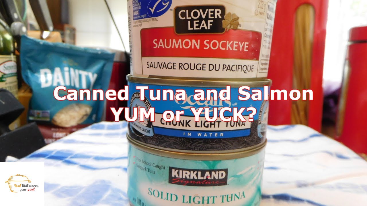 Canned Tuna and Salmon YUM or YUCK? Kirkland, Oceans, Clover Leaf