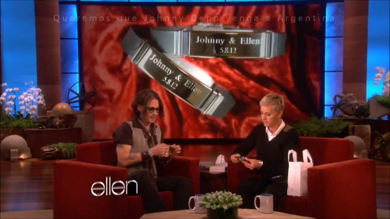 Johnny Depp Ellen DeGeneres Entrevista Dark Shadows Subtitulada YouTube