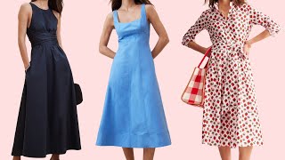 Best Summer Dresses For Rectangle Body Shape: Women Over 50