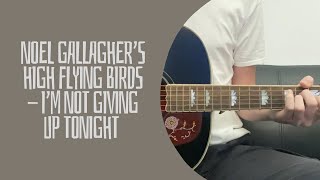 Video thumbnail of "Noel Gallagher’s High Flying Birds - I’m Not Giving Up Tonight (cover)"