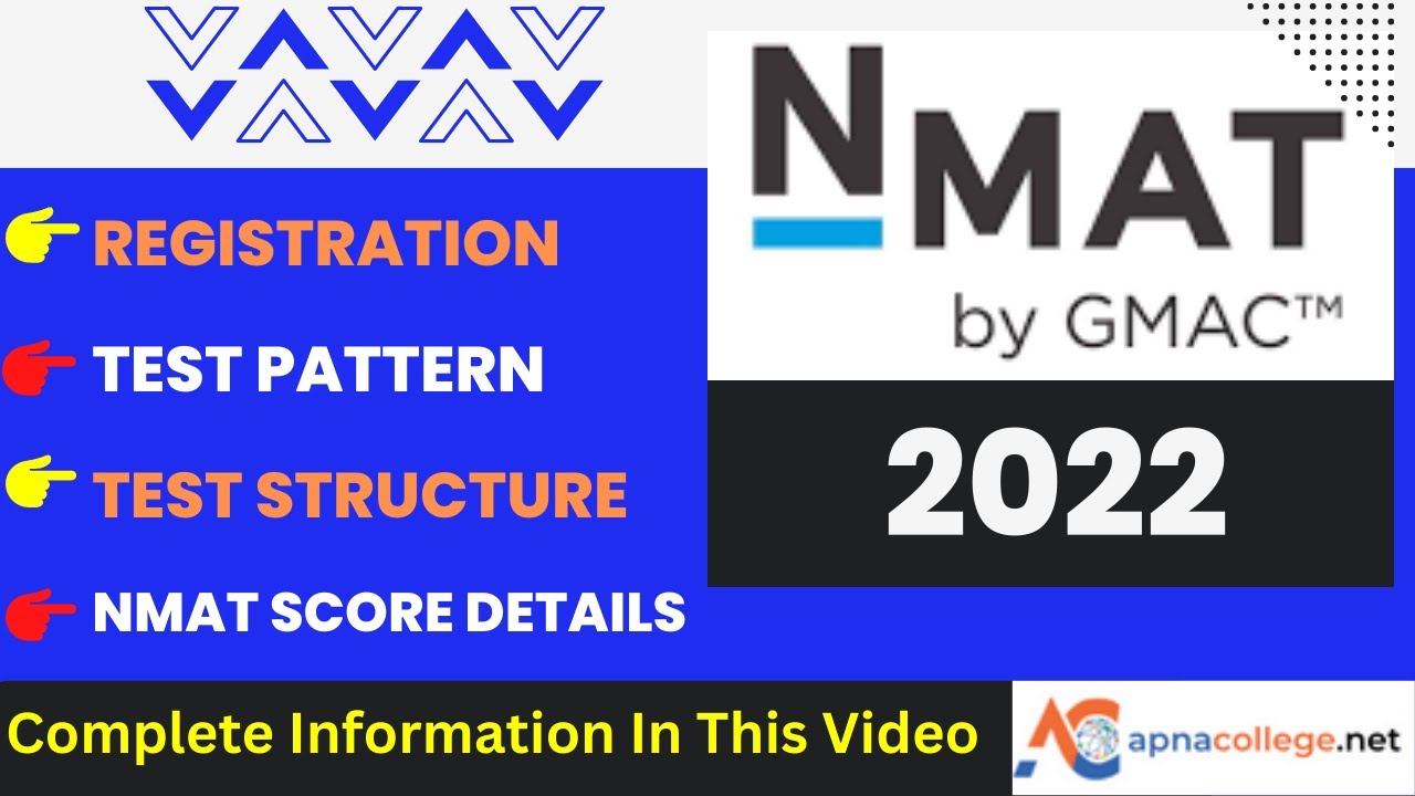 NMAT 2022 Registration I Test Pattern I Fees I Important Dates I Cut