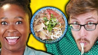 Americans Try Vietnamese Noodles