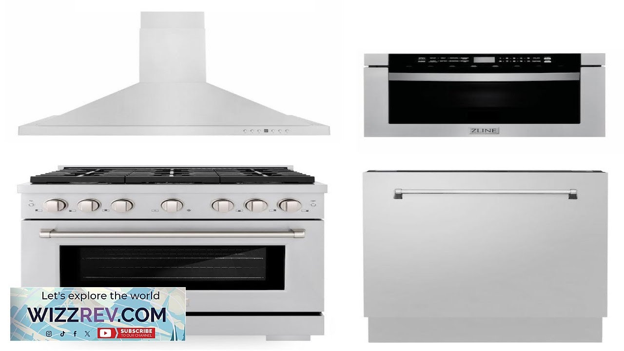 ZLINE 36 in. Kitchen Package with Stainless Steel Gas Range Range Hood
